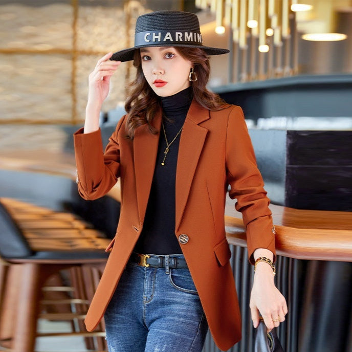Tailliertes Blazerjackett mit Taschen für Damen | Ideal für Frühling und Herbst