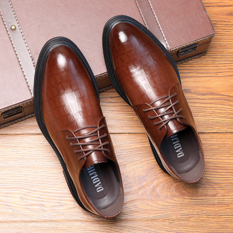 Echte Leder Business Schuhe mit Rutschfester Sohle Ideal für Herbst