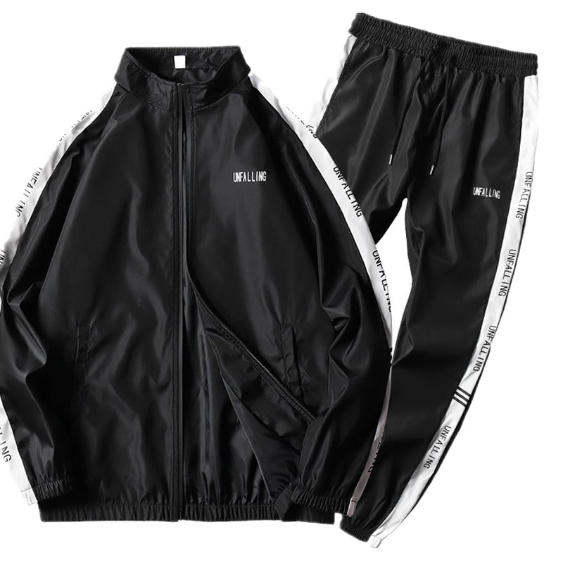 Herren Zweiteiliges Sportset mit Langarm Ideal für Frühling und Herbst