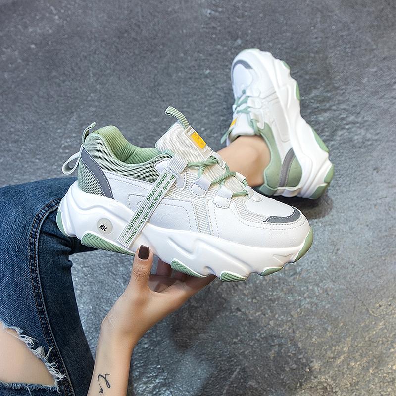 Plateau-Sneaker aus Echtleder | Ideal für alle Jahreszeiten