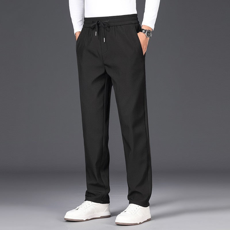 Herren Fleecegefütterte Business-Hose mit Geradem Schnitt | Ideal für den Winter