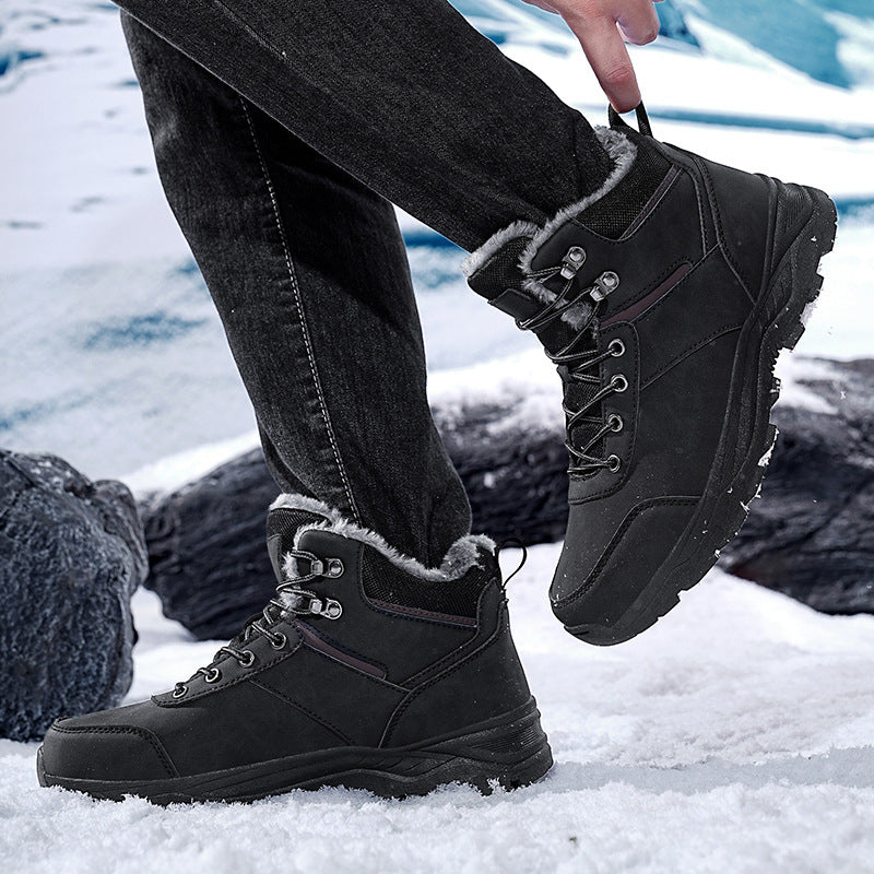 Isolierte Leder Outdoor-Reiseboots Ideal für den Winter