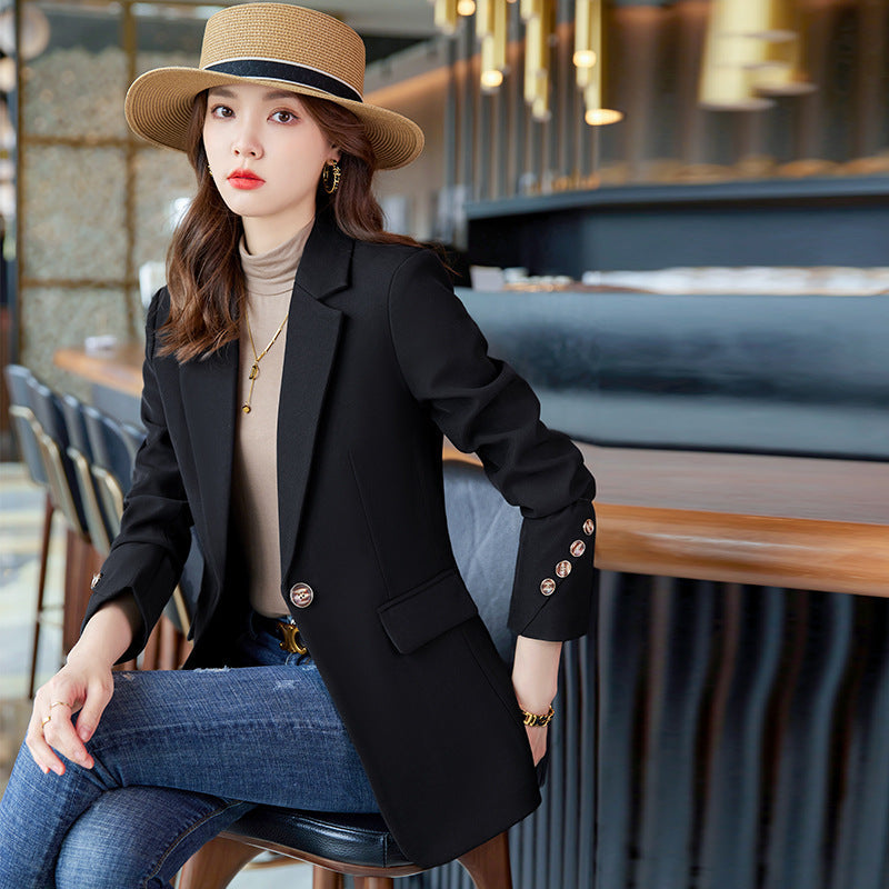 Tailliertes Blazerjackett mit Taschen für Damen | Ideal für Frühling und Herbst