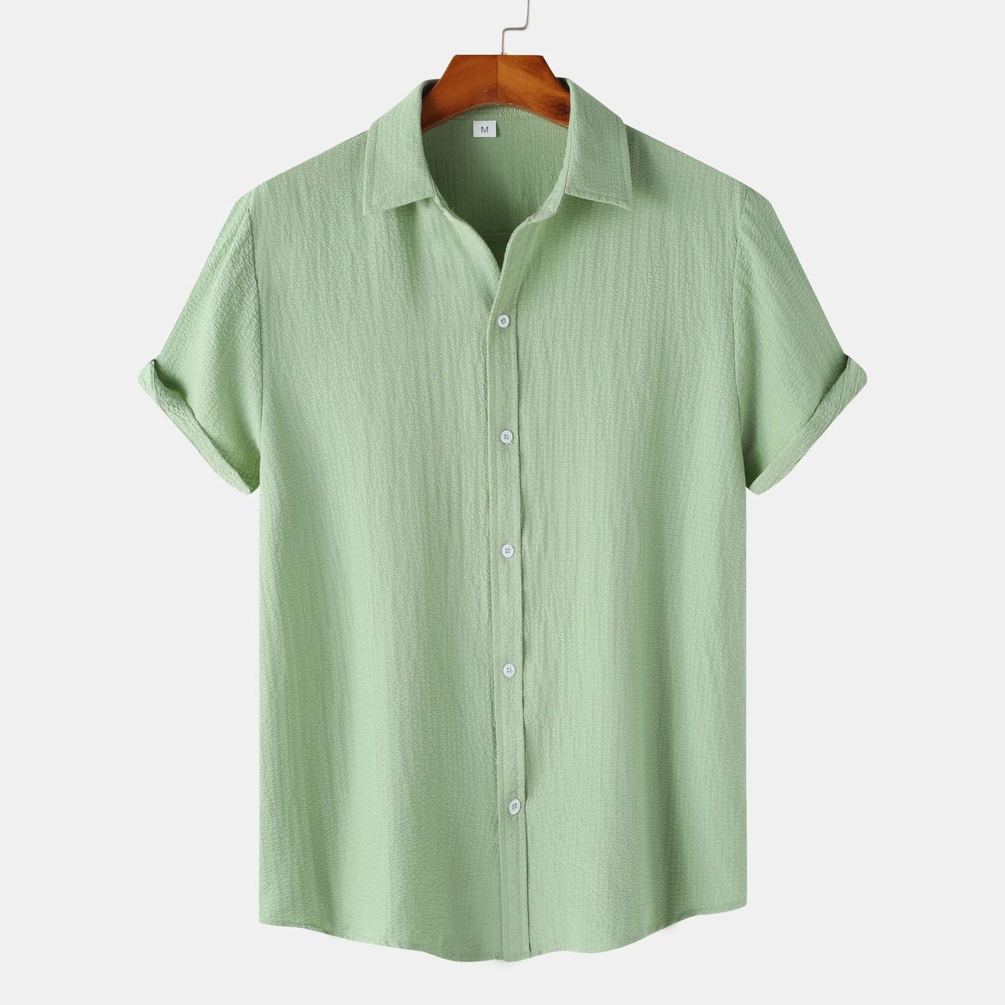 Herren Kurzarm Baumwollmischung-Shirt Ideal für Sommer