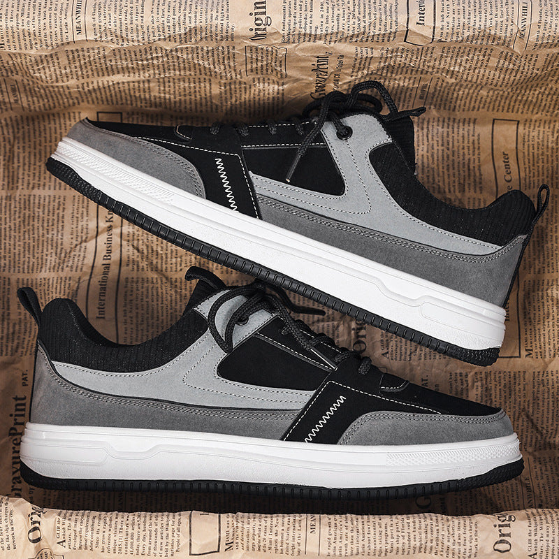 Low-Top Abriebfeste Sportsneaker mit Dicke Sohle | Ideal für den Herbst