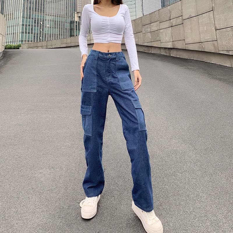 High-Waist Jeans mit Geradem Bein I Ideal für alle Jahreszeiten