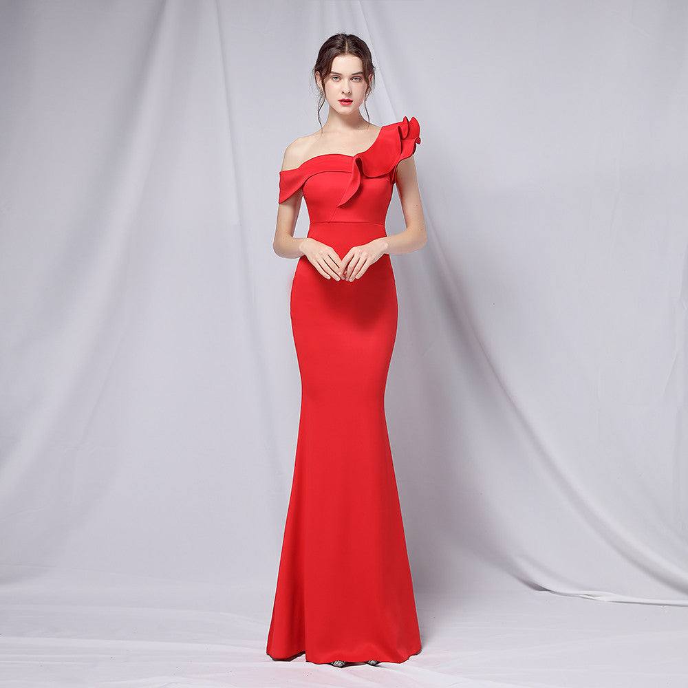 Elegantes Abendkleid mit Fischschwanz | Ideal für Herbst und Winter