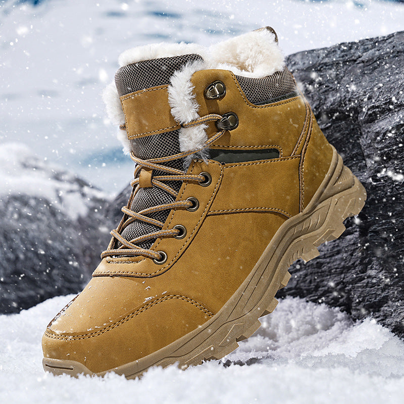 Isolierte Leder Outdoor-Reiseboots Ideal für den Winter