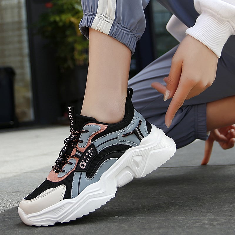 Sportschuhe aus Mesh mit Dicker Sohle | Ideal für Frühling und Sommer