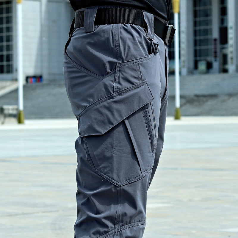 Herren Schnell Trocknende Stretchhose mit Taschen I Ideal für den Sommer