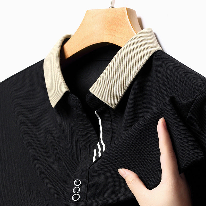 Herren Leichtes Kurzarm-Pullover-T-Shirt Ideal für den Sommer