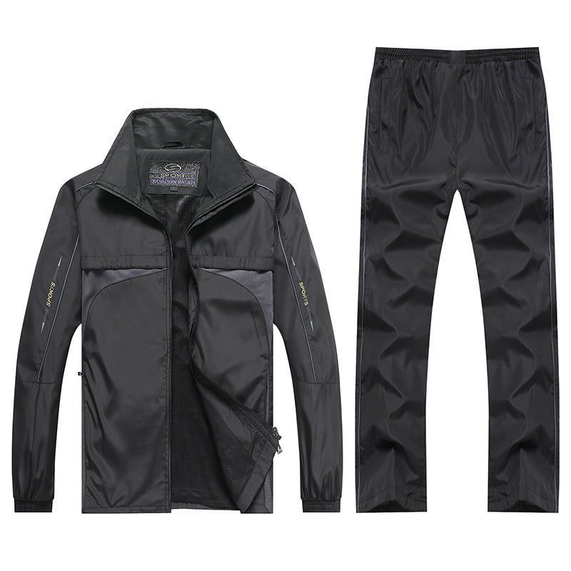 Herren Sportanzug Zweiteilig Ideal für Frühling und Herbst