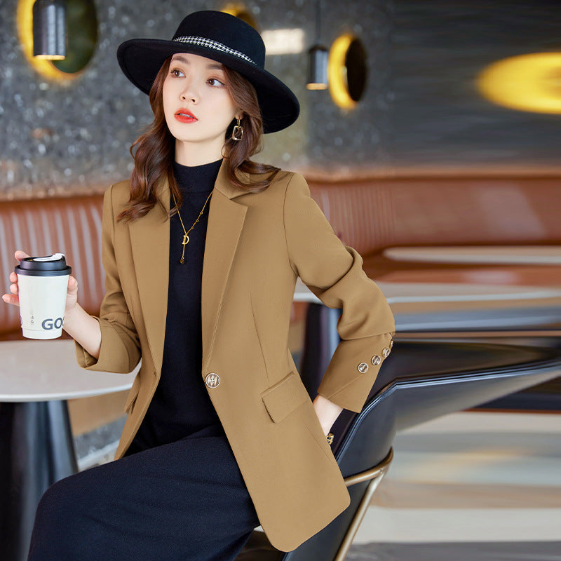 Tailliertes Blazerjackett mit Taschen für Damen | Ideal für Frühling und Herbst