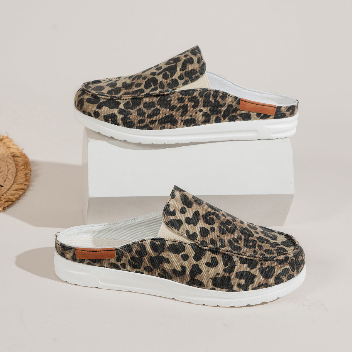 Slip-On-Schuhe mit Leopardenmuster | Ideal für Frühling und Herbst