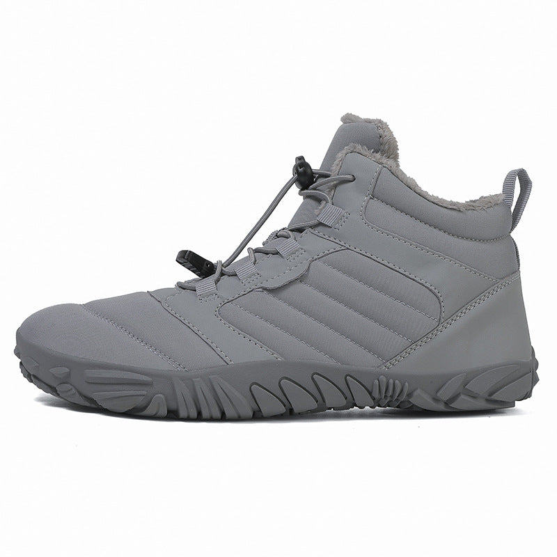 Herren Winter Schneestiefel mit Plüschfutter und Rutschfester Gummisohle | Ideal für den Winter