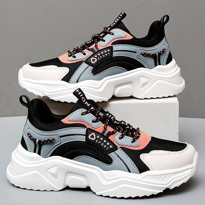 Sportschuhe aus Mesh mit Dicker Sohle | Ideal für Frühling und Sommer