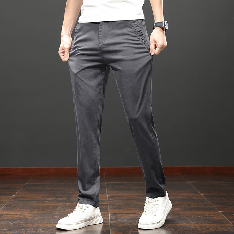 Herren Slim-Fit Gerade Hosen Ideal für Alle Jahreszeiten