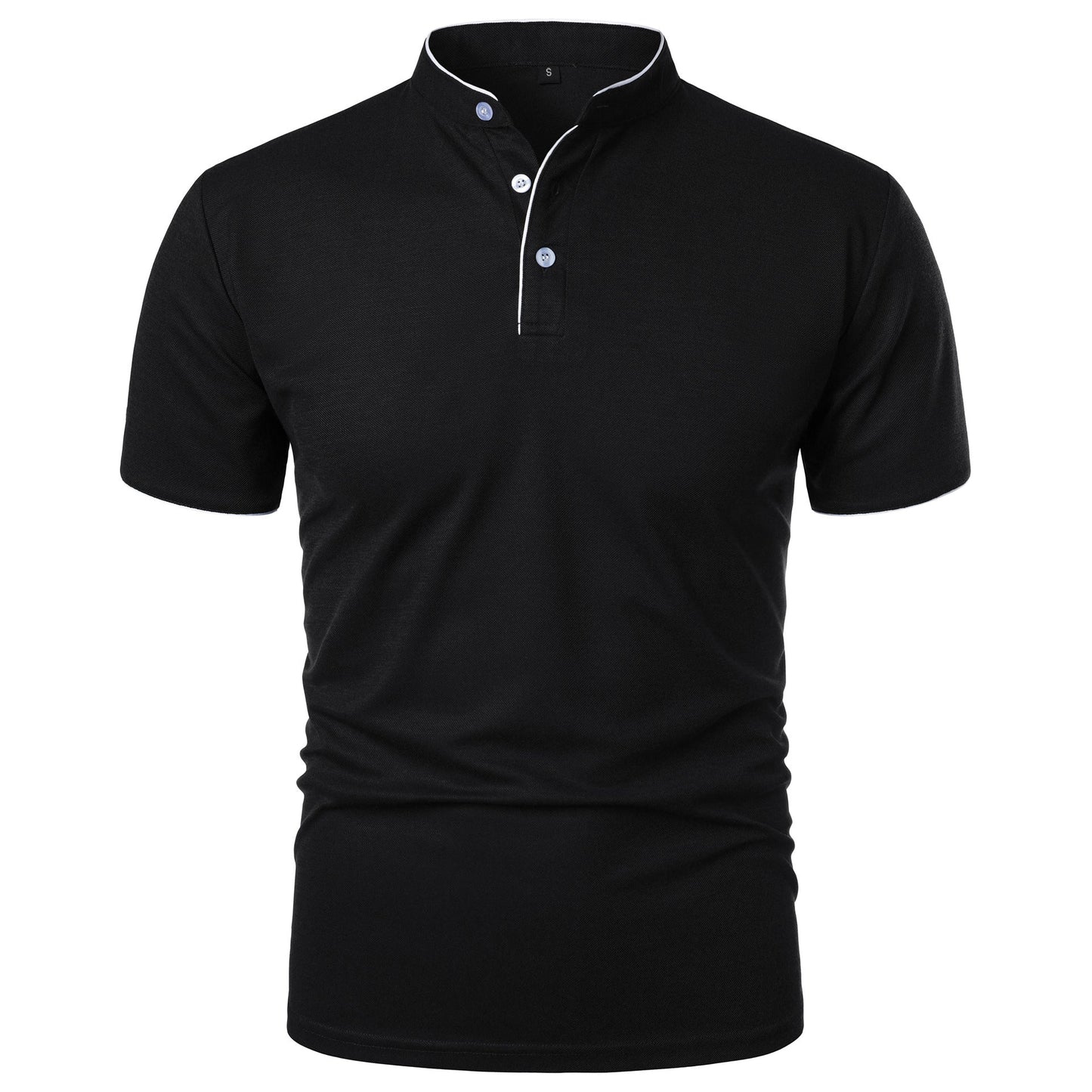 Herren Slim Fit Kurzarm Einfarbiges Top – Ideal für den Sommer