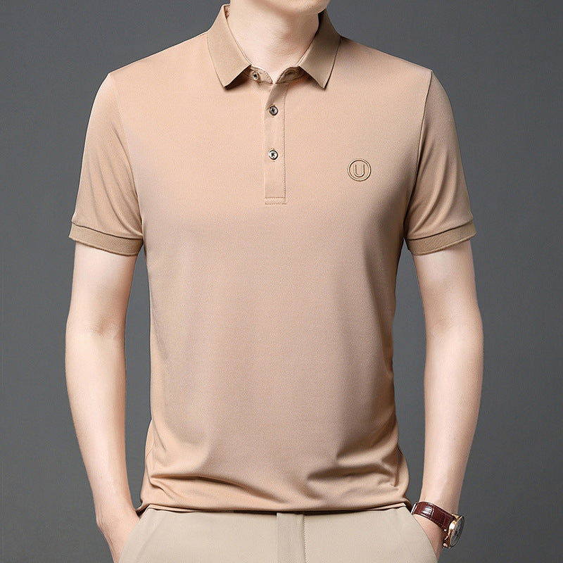 Einfarbiges Kurzarm Polo Shirt – Ideal für den Sommer