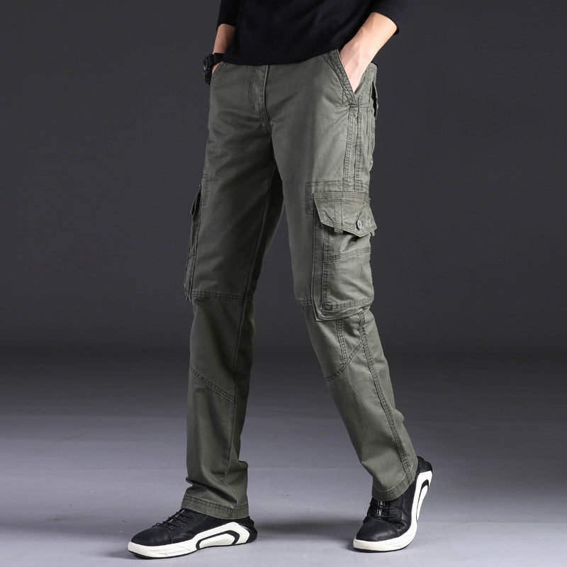 Herren Gerade-Hose mit Mehreren Taschen Arbeits-Hose I Ideal für Alle Jahreszeiten