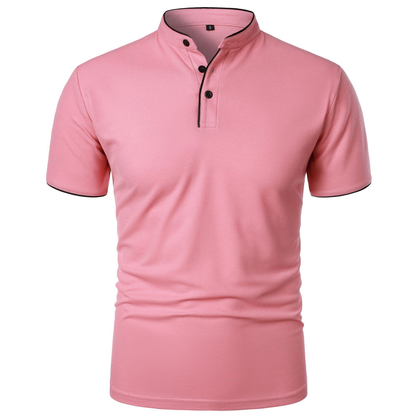 Herren Slim Fit Kurzarm Einfarbiges Top – Ideal für den Sommer