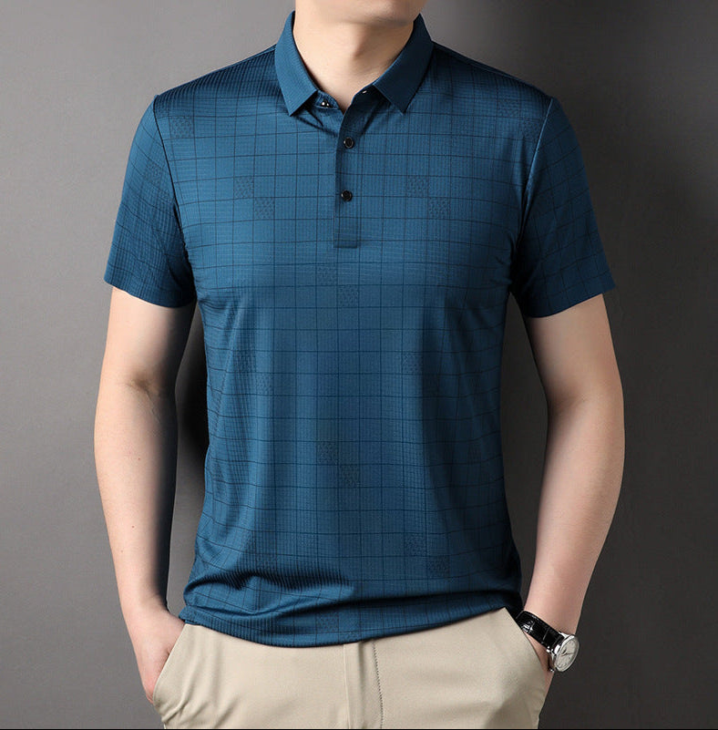 Herren Kurzarm T-Shirt aus Dünner Eisseide | Ideal für den Sommer