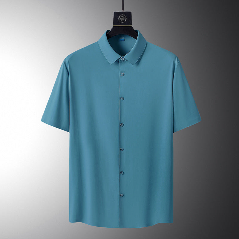 Herren Stretch Kurzarmhemd Ideal für den Sommer