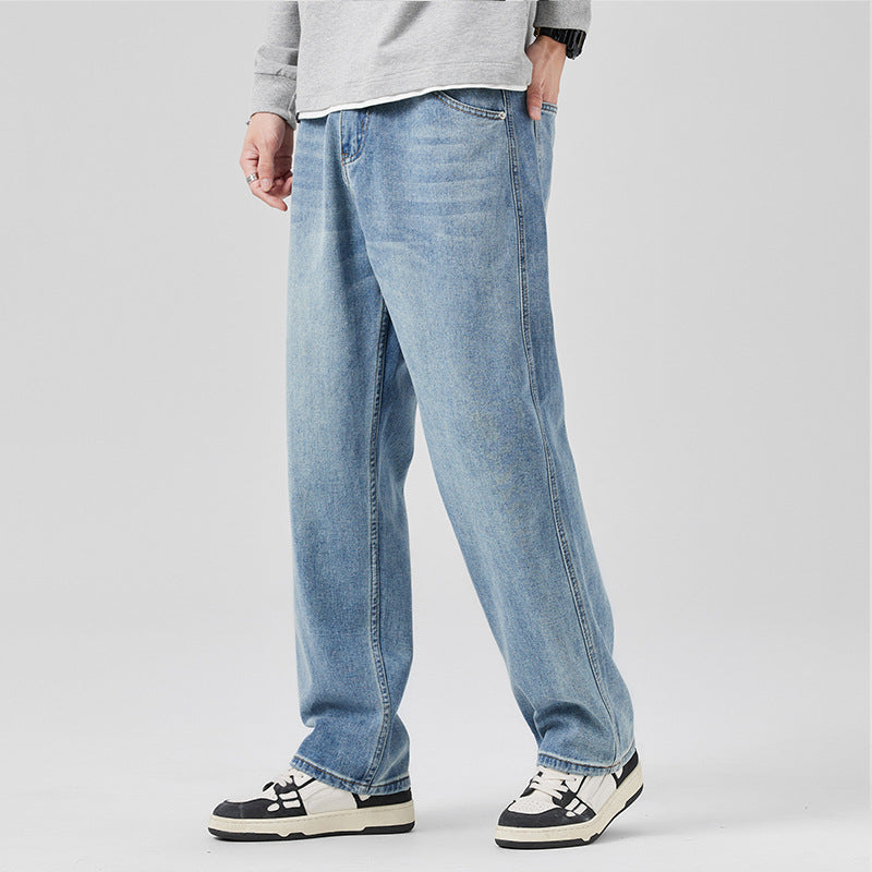 Lässige Mid-Waist Denim-Jeans mit Lockerer Passform | Ideal für Frühling und Herbst