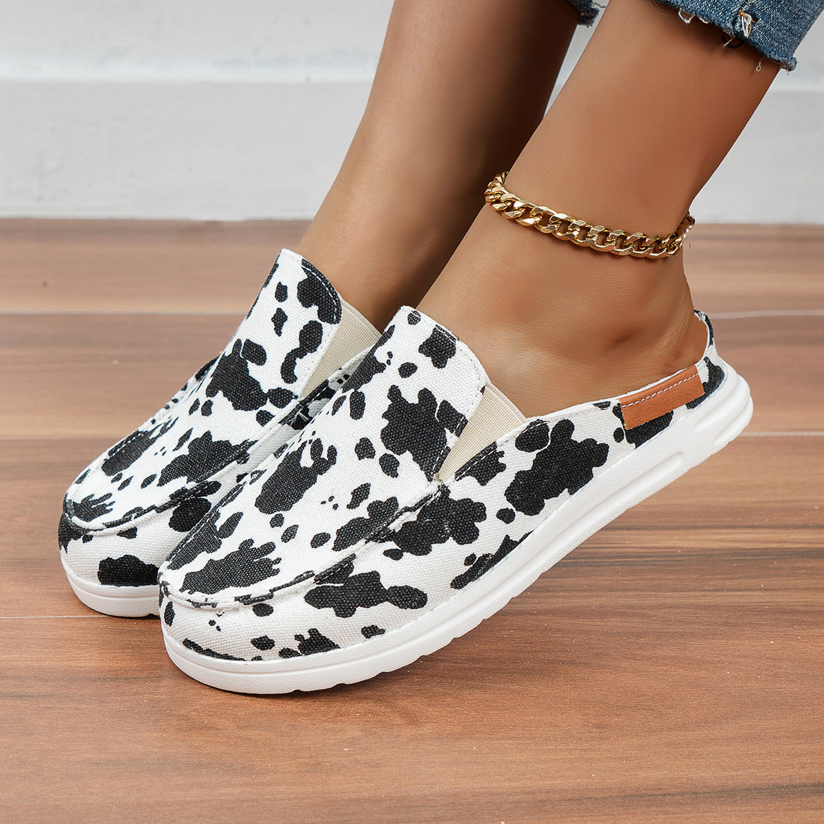 Slip-On-Schuhe mit Leopardenmuster | Ideal für Frühling und Herbst