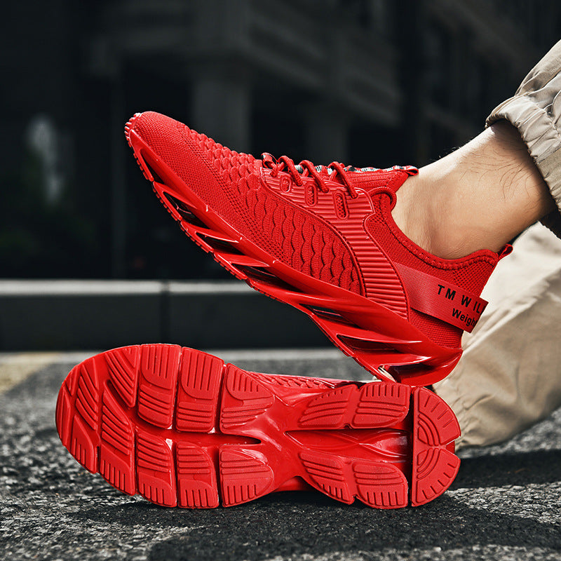 Herren Blade Sole Atmungsaktive Mesh Sneakers mit Gummisohle Ideal für alle Jahreszeiten