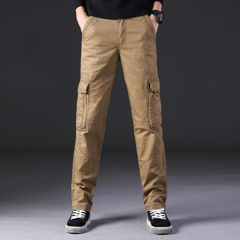 Herren Gerade-Hose mit Mehreren Taschen Arbeits-Hose I Ideal für Alle Jahreszeiten