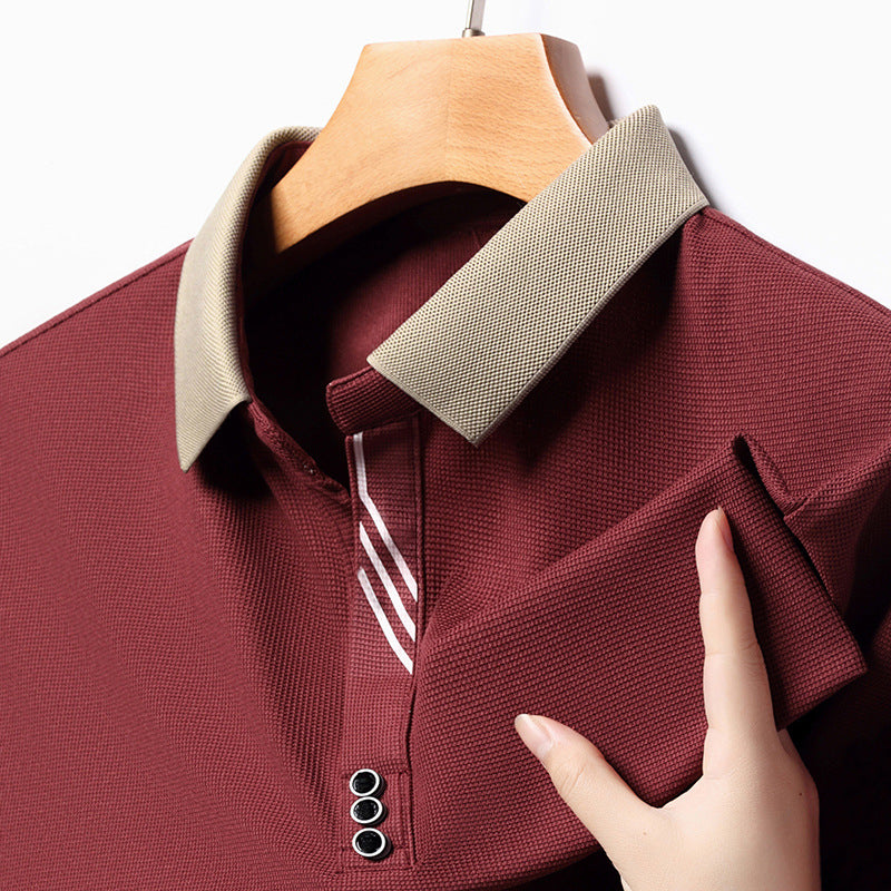 Herren Leichtes Kurzarm-Pullover-T-Shirt Ideal für den Sommer