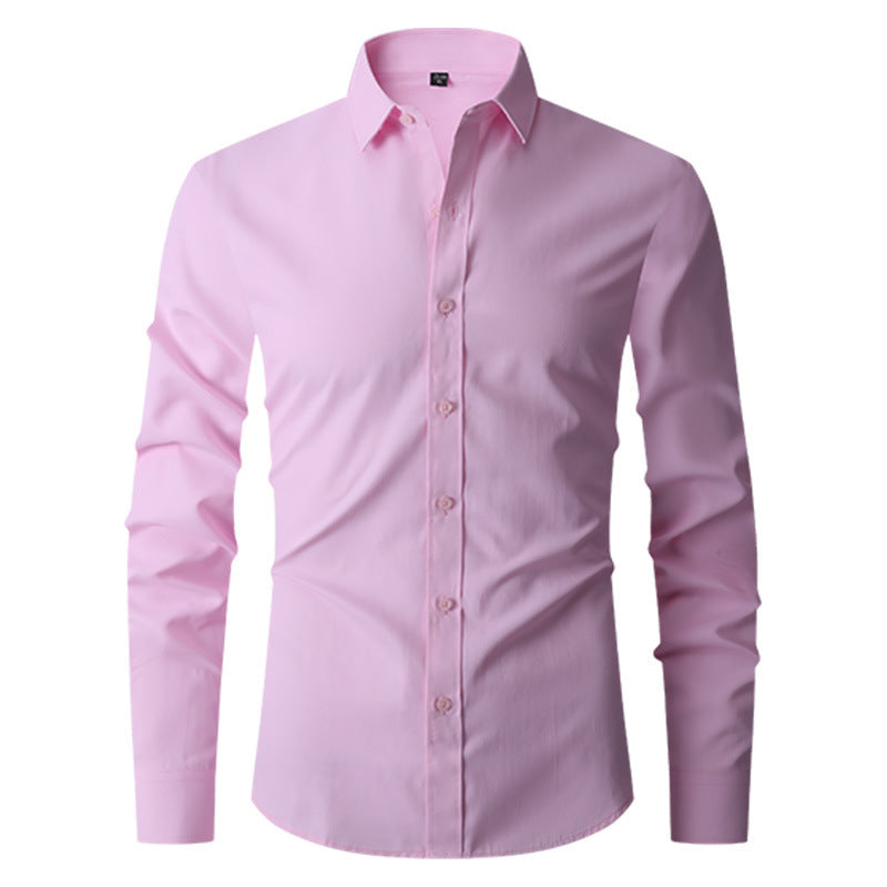 Herren Slim-Fit Langarmhemd Ideal für Frühling und Herbst