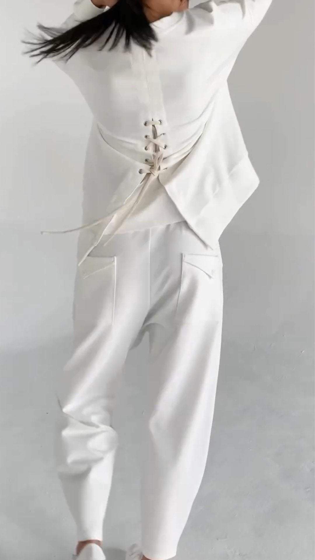 Bequemes Set aus Atmungsaktivem Stoff mit Vielseitigem Design