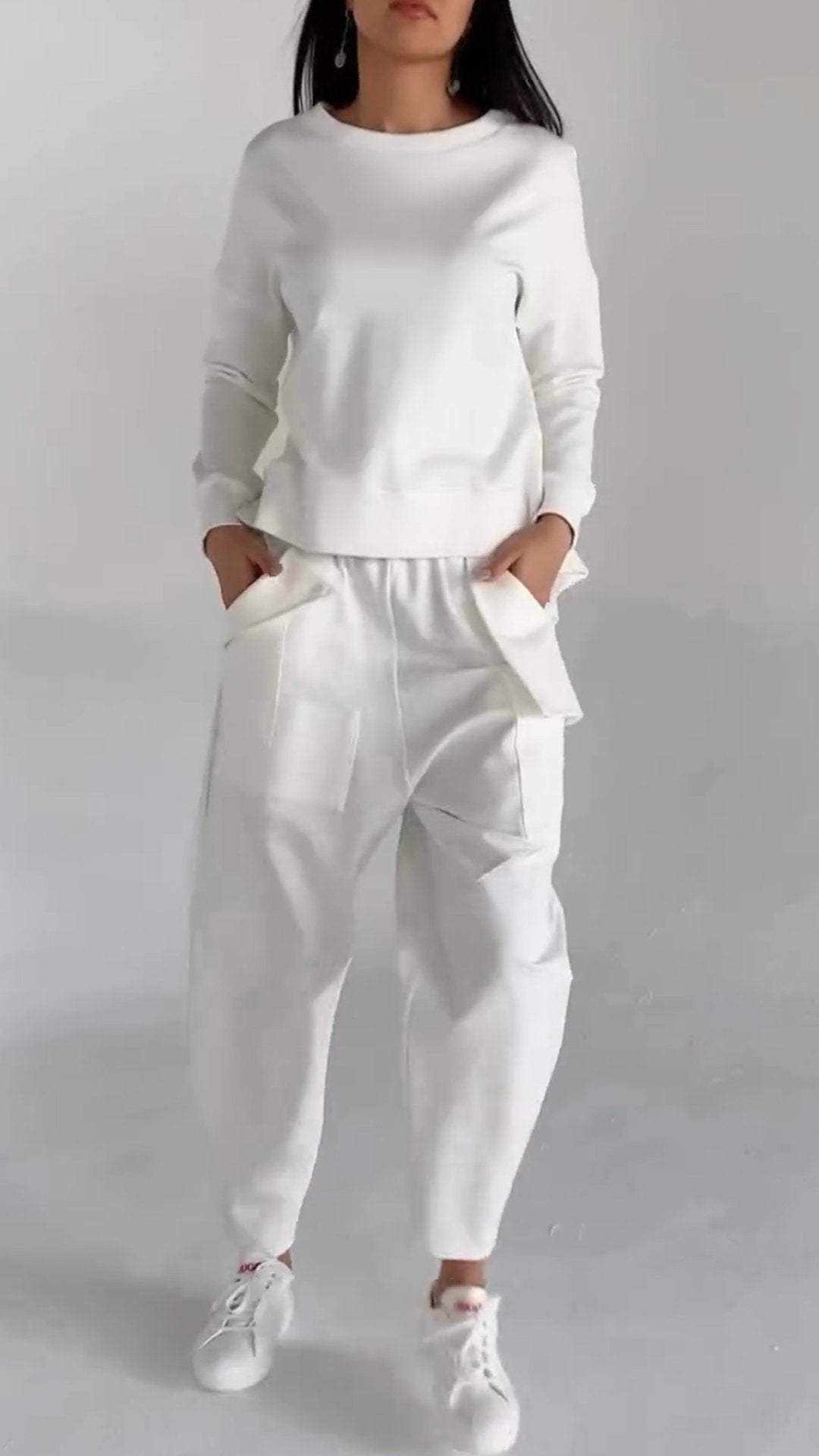 Bequemes Set aus Atmungsaktivem Stoff mit Vielseitigem Design