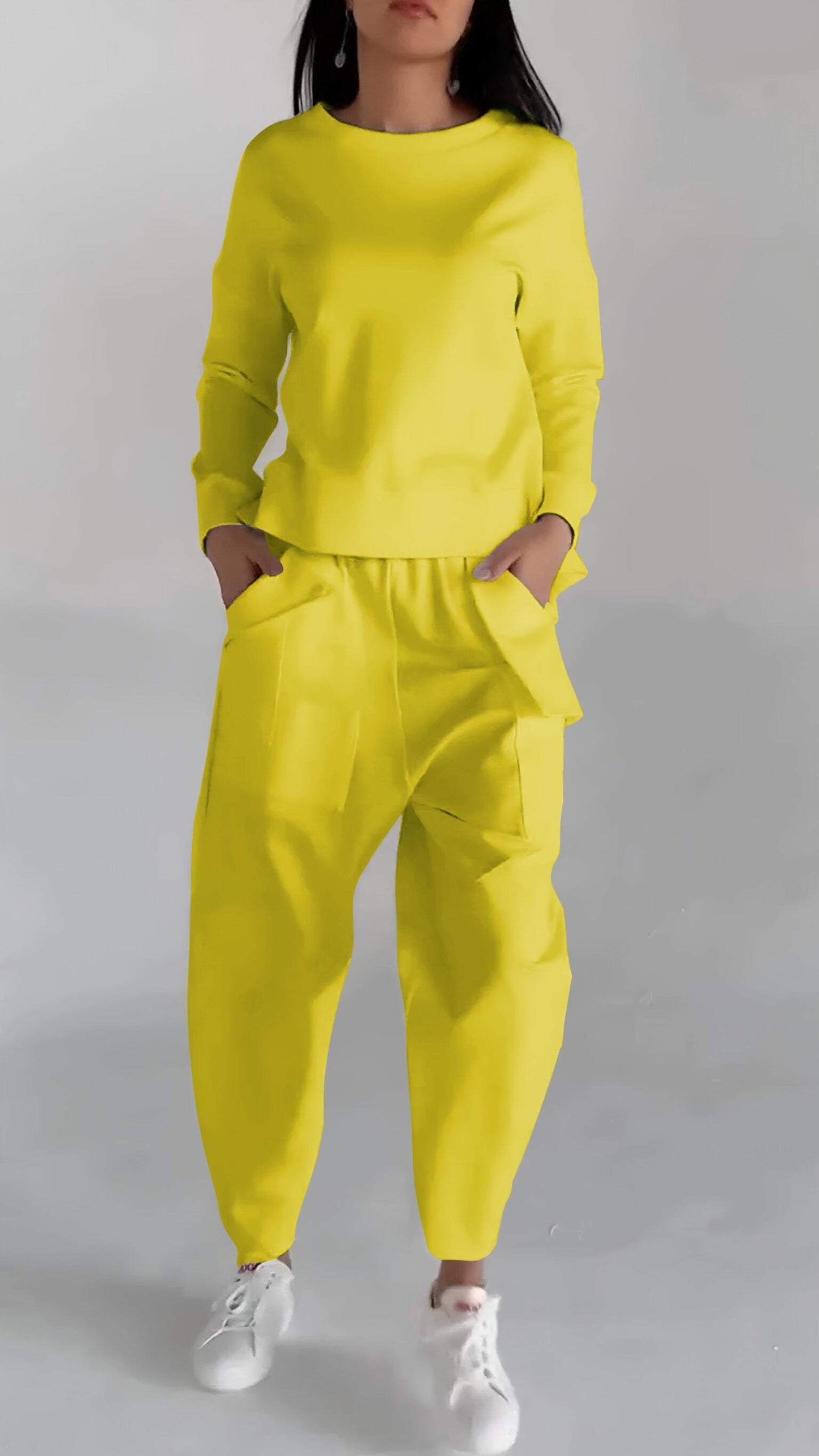 Bequemes Set aus Atmungsaktivem Stoff mit Vielseitigem Design