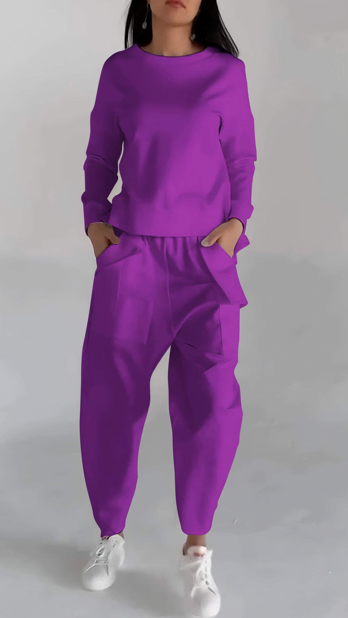 Bequemes Set aus Atmungsaktivem Stoff mit Vielseitigem Design
