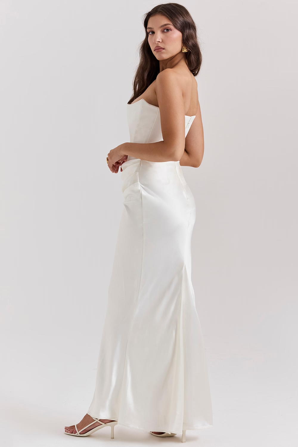 Korsett-Maxikleid mit Taillenbetonendem Design | Ideal für Frühling und Herbst