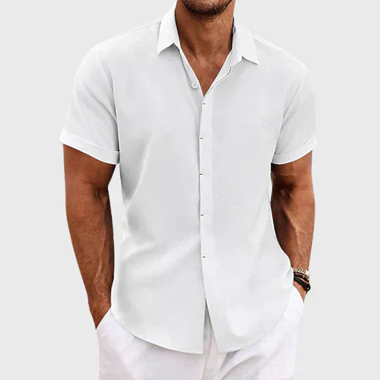 Herren Knopf-Down Hemd Ideal für Frühling und Sommer