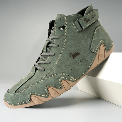 Rutschfeste Barfußschuhe mit Atmungsaktivem Leder Ideal für Frühling und Herbst