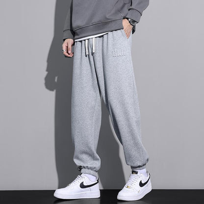 Herren Jogginghose in Großen Größen mit Knöchelband Ideal für Frühling und Herbst