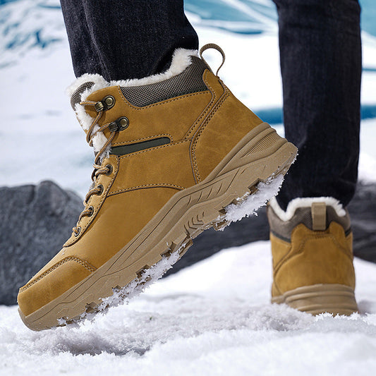 Isolierte Leder Outdoor-Reiseboots Ideal für den Winter