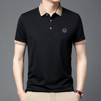 Einfarbiges Kurzarm Polo Shirt – Ideal für den Sommer