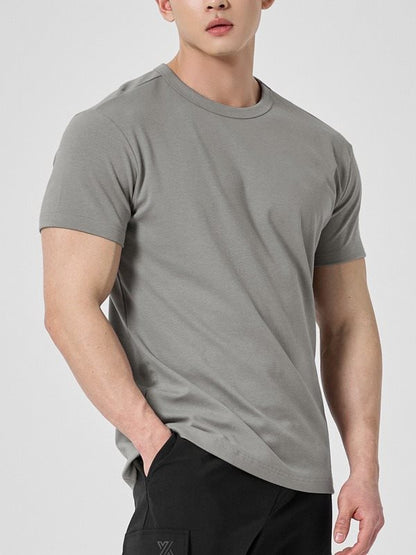 Herren Sportliches Rundhals Kurzarm T-Shirt – Ideal für den Sommer