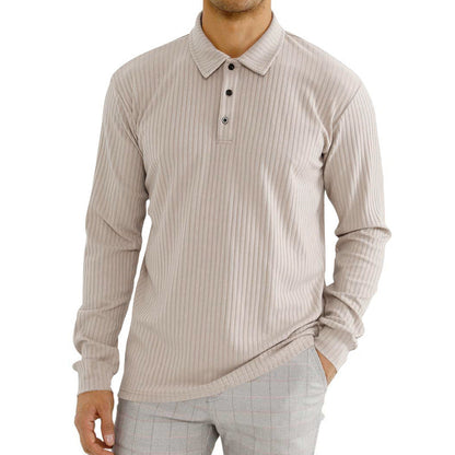 Herren Langarm T-Shirt aus Baumwollgemisch – Ideal für Frühling und Herbst
