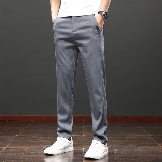 Herren Slim-Fit Gerade Hosen Ideal für Alle Jahreszeiten