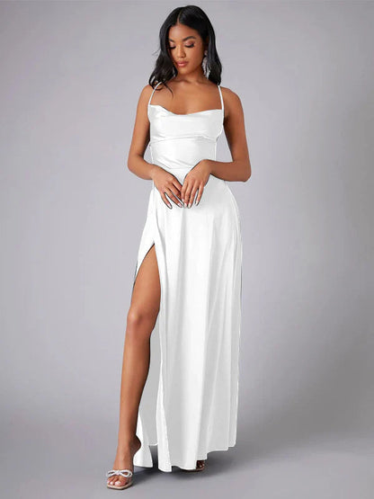 Fließendes Maxikleid mit Offenem Rücken | Ideal für Frühling und Sommer