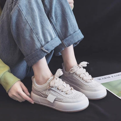 Canvas-Board-Schuhe mit dicker Sohle | Ideal für Frühling und Herbst