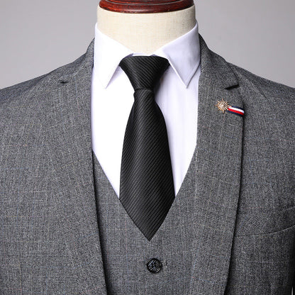 Dreiteiliger Business-Anzug mit Blazer, Weste und Hose | Ideal für Frühling und Herbst