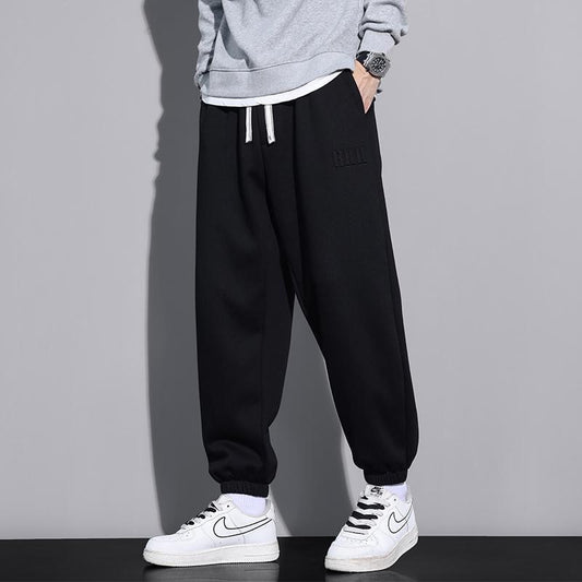 Herren Jogginghose in Großen Größen mit Knöchelband Ideal für Frühling und Herbst